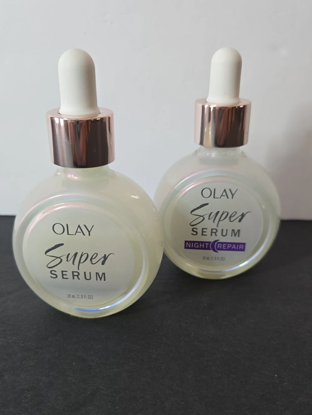 OLAY Super Serum Daily and Night Repair Formulas with Dropper Applicator NEW